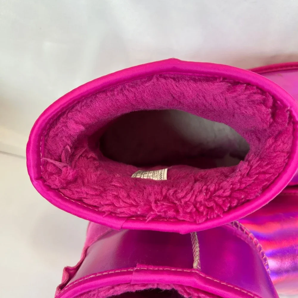 UGG Classic Mini Iridescent Dragon Fruit Pink Boots 1153532 Womens 9